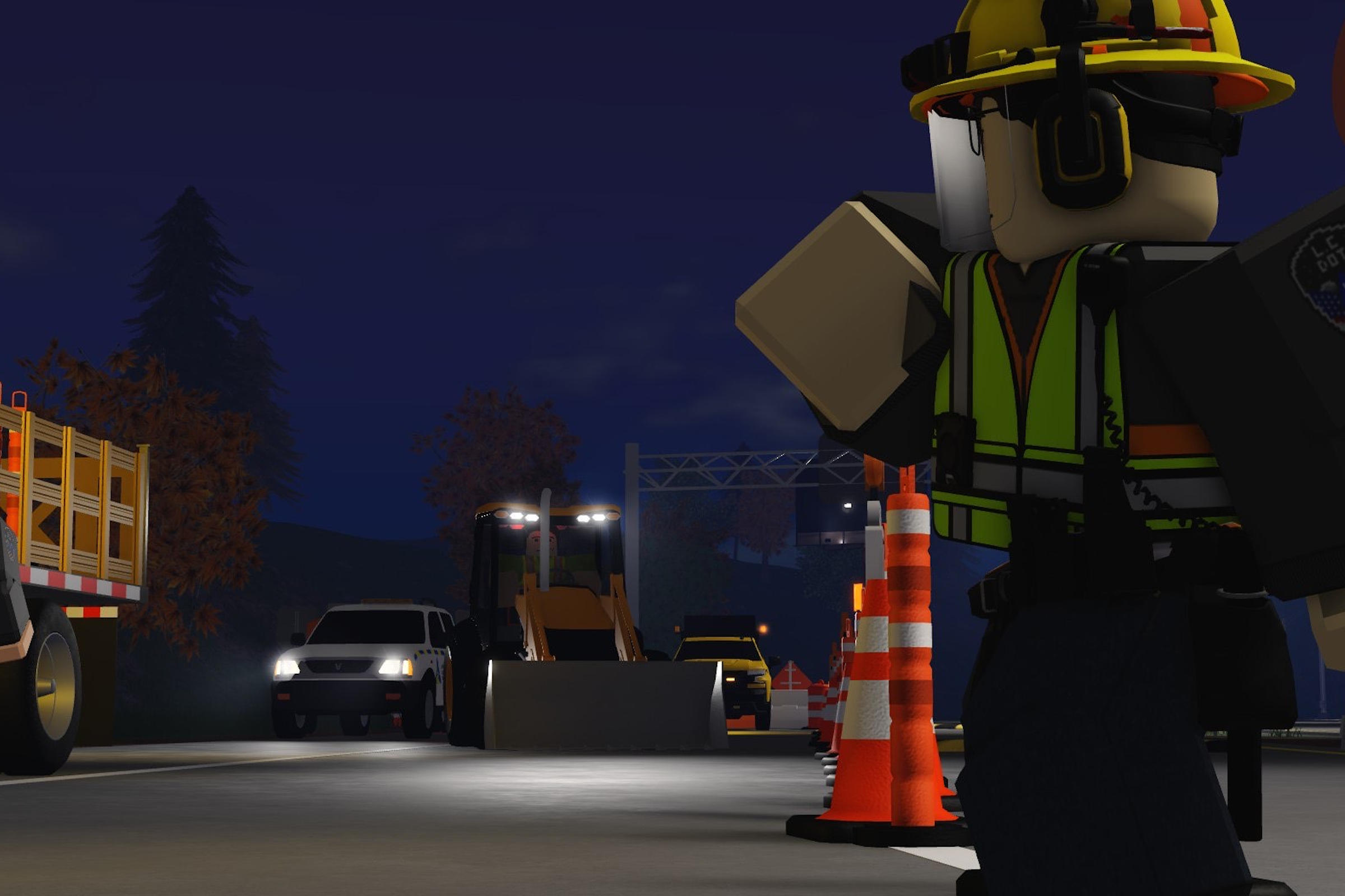 County and session scenes. - Evening session